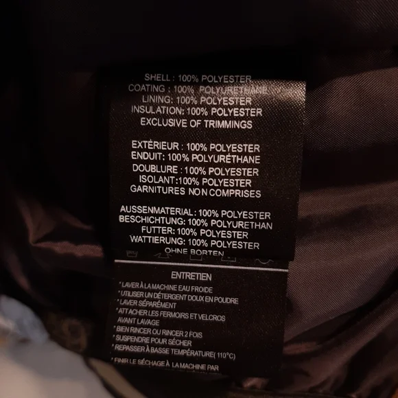 ❌SOLD❌ Camo Floral Hooded Ski Jacket Girls Youth Insulated Snowboarding Coat - Picture 15 of 15